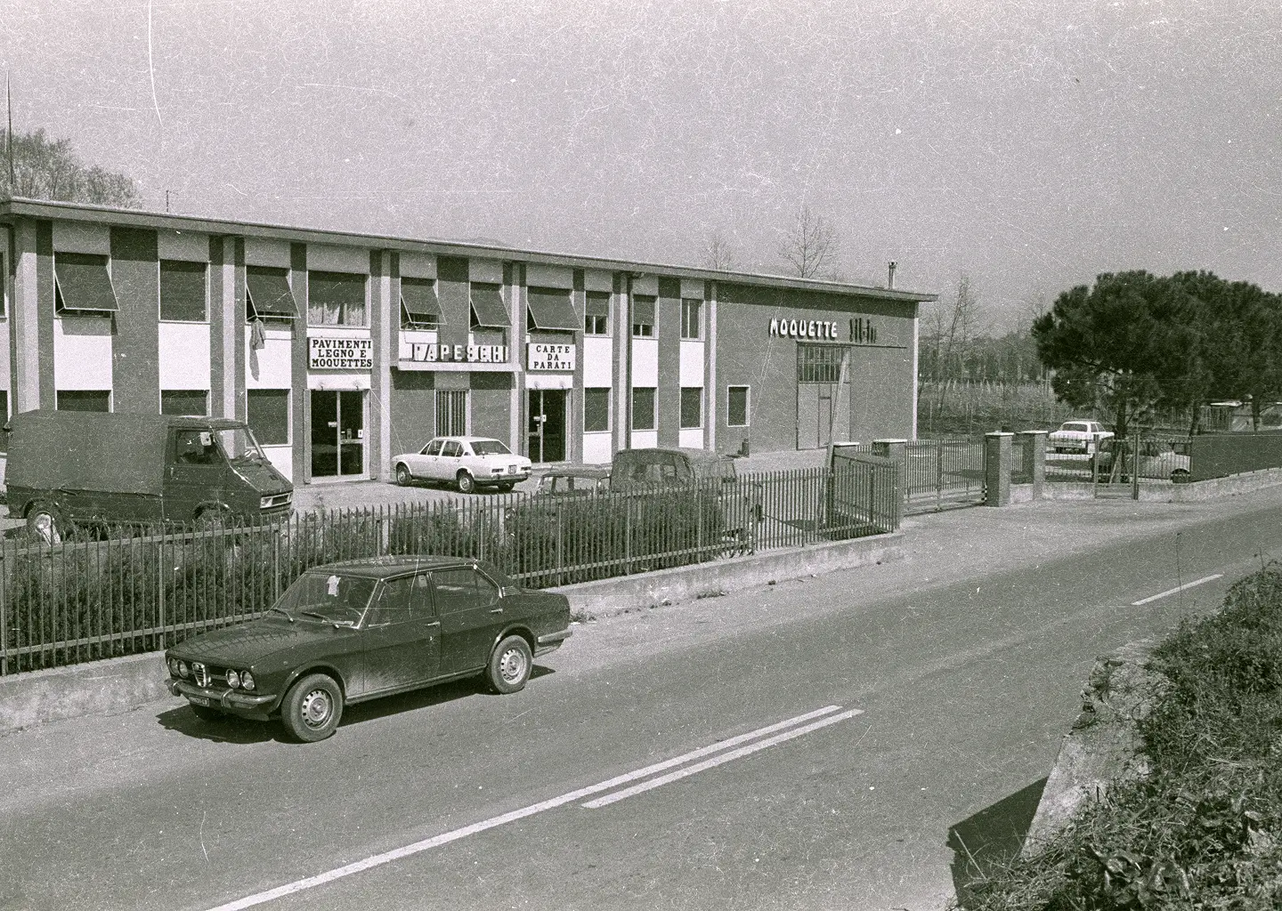 Foto storica del gruppo papeschi